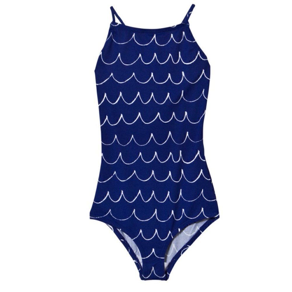 Bobo Choses Wavy Mazarine Blue Swimsuit - NWT! Size 2-3Y